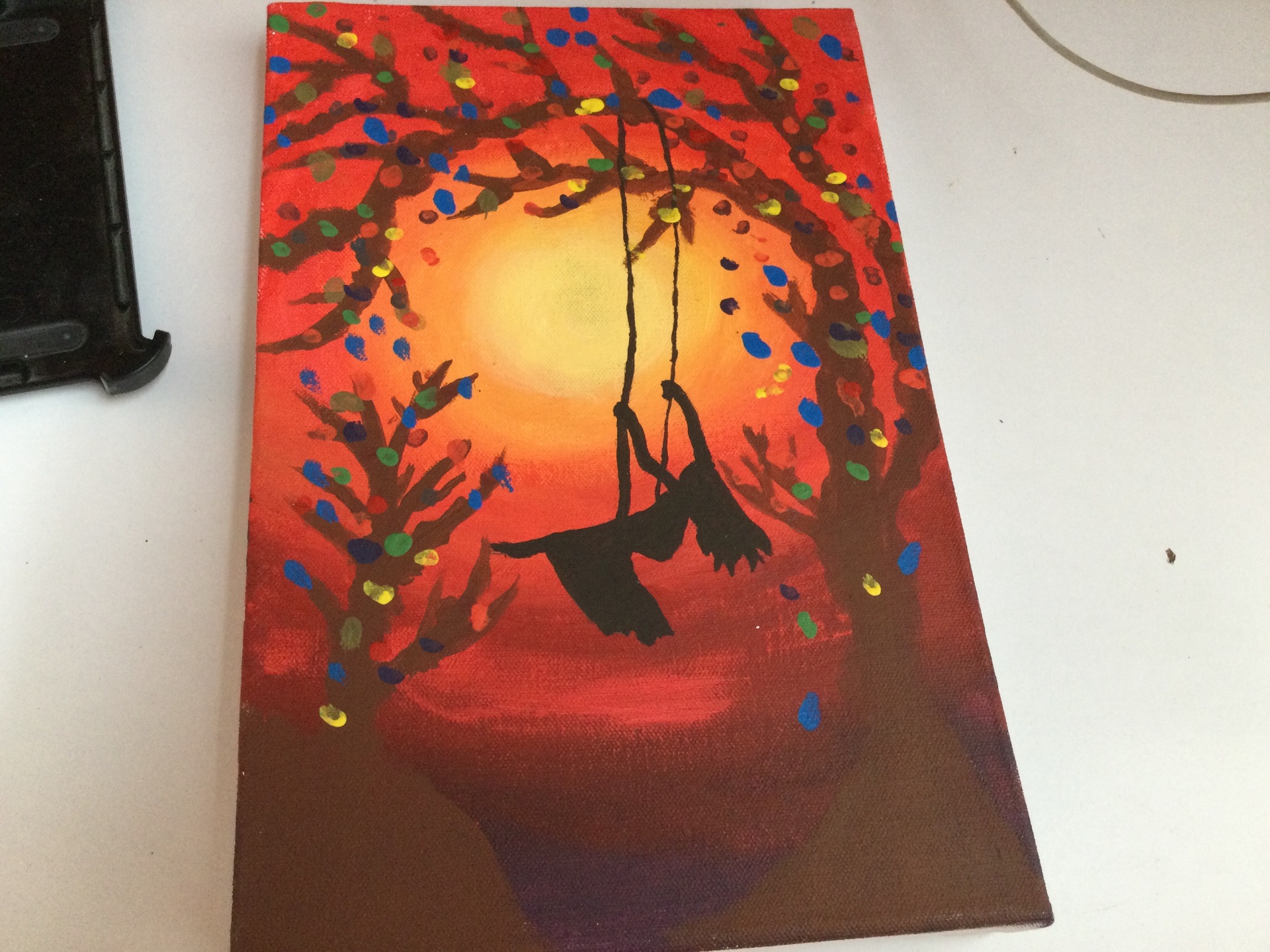 Sylvia pintura la clase de angie