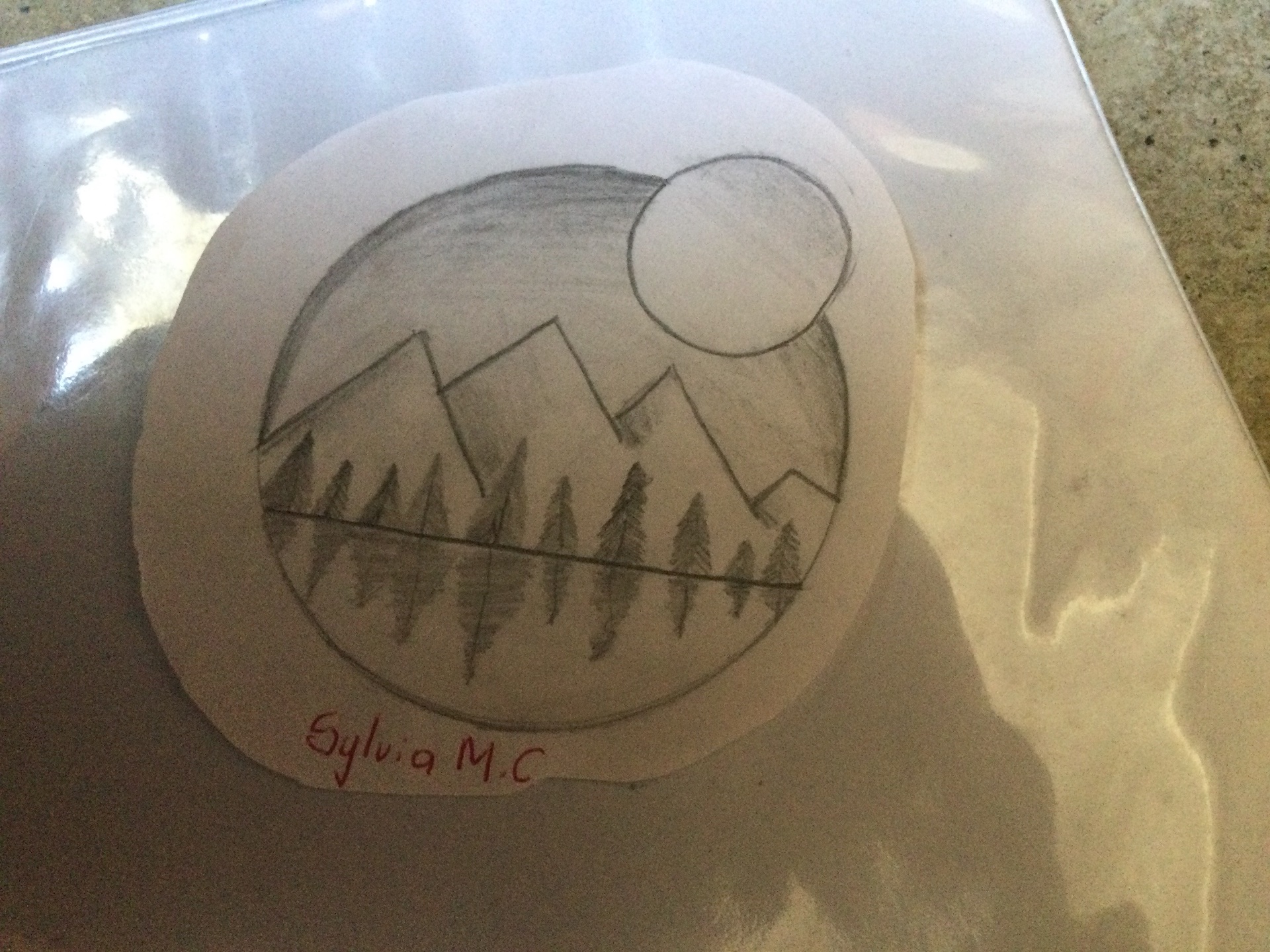 Clase con angiede dibujo